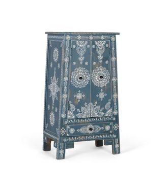 Giner&Colomer Mueble auxiliar fabricado en madera de mango y mdf pintado a mano