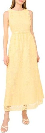 Ted Baker Meli Lace Sleeveless Maxi Dress in Creamed Corn at Nordstrom Rack, Size 10