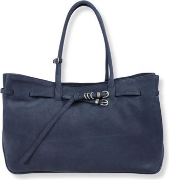 Marge Sherwood Grandma Bag - Dames - Tassen - Blauw - Maat: ONE Size Katoen