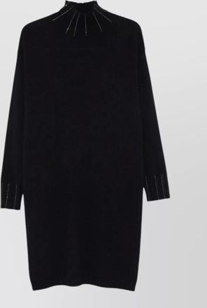 Fabiana Filippi silk cashmere knee-length knitted dress