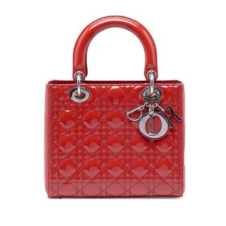 Dior Pre-owned Dior Medium Patent Cannage Lady Dior Ladies FO6VZ7KJSM99JB5I