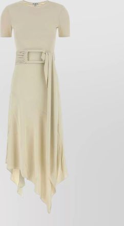 Alaia draped midi dress