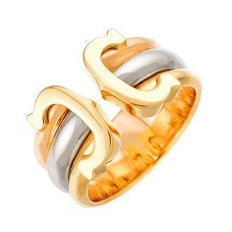 Cartier Gold Silver Yellow Gold (18K) Pink Gold (18K) White Gold (18K) Band Ring (Pre-Owned)