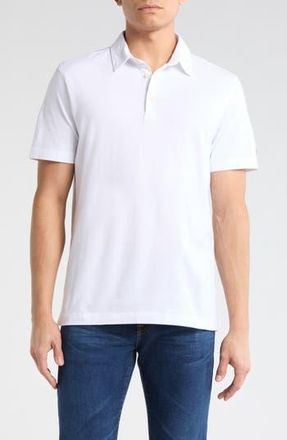 AG - Adriano Goldschmied Bryce Stretch Cotton Polo in True White at Nordstrom Rack, Size Xx-Large