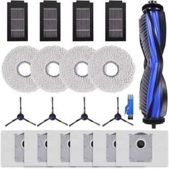 OEM Accesorios T50 Para Aspiradora Ecovacs Deebot T50 Pro Omni/t50 Omni/t50: 1 Cepillo Principal, 4 Almohadillas De Limpieza, 4 Cepillos Laterales, 4 Filt