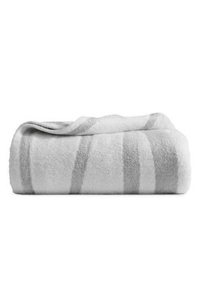 Sunday Citizen Cloud Silque Woodland Blanket in White /Pearl Grey at Nordstrom, Size Queen