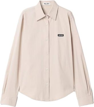 Miu Miu Popeline Stretch Shirt