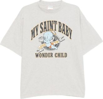 Saint Mxxxxxx T-shirt con grafica - Grigio