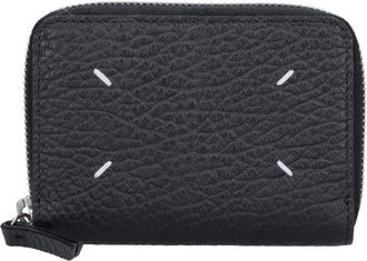 Maison Margiela Black Four Stitches Leather Wallet