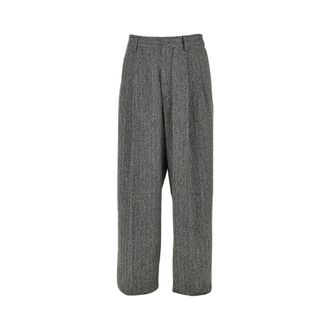 Dsquared2 Pantalones Easy Zoot de espiga - Trousers - Hombre - Gris - M