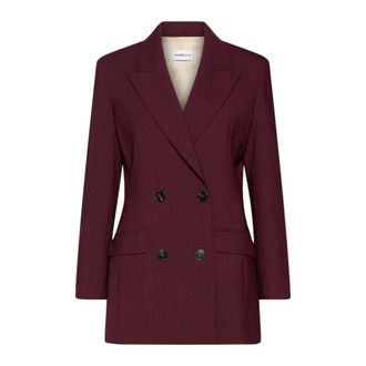 Marella Jassen, Dames, Rood, XS, Wol, Mlldente Blazer