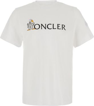 Moncler White Crew Neck T-Shirt