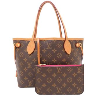 Louis Vuitton Monogram Brown Fuchsia Monogram Tote Bag (Pre-Owned)