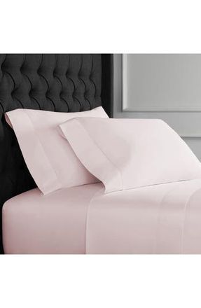Melange Home Hemstitch 3-Piece Sheet Set in Blush at Nordstrom Rack, Size California King