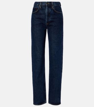 A Gold E Kelly high-rise straight jeans