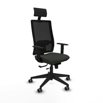 Piqueras y Crespo Silla De Oficina Con Cabecero Piqueras Y Crespo 1d066g1 Negro