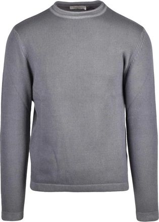 Wool & Co Truien & Vesten, Heren, Grijs, XL, Wol, Pullover met ronde hals