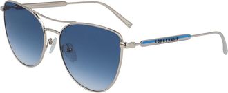 Longchamp LO134S 715 Womens Sunglasses Gold Size 58
