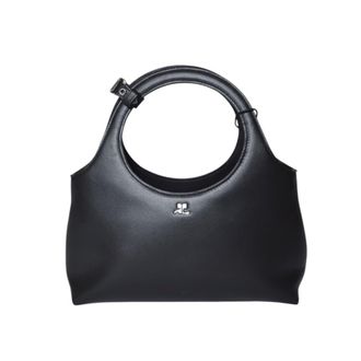 Courrèges Black Leather Holy Day Bag