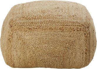 Maisons du monde Puf trenzado de c&aacute;&ntilde;amo