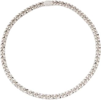 Craft Iced Cuban necklace - Silver