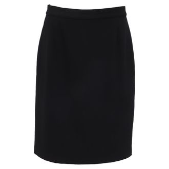Emporio Armani Pencil Skirt in Black Wool