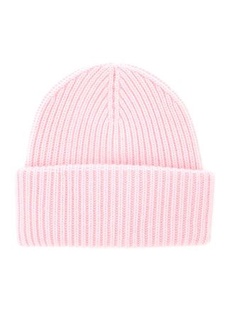 MC2 Saint Barth BRR000102285M Knitted Wool Cashmere Winter Hat - Pink
