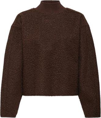 Ichi Maglione Curley - - Knitwear - Donna - Marrone - XS