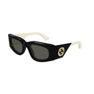 Gucci Authentieke Stijlvolle Zonnebril- Premium Kwaliteit! - unisex - Zonnebrillen - Zwart - 51 MM - Accessoires