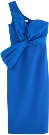 Rebecca Vallance Antonella One-shoulder Bow-embellished Midi Dress - Blue - 6 (UK6 /xs)