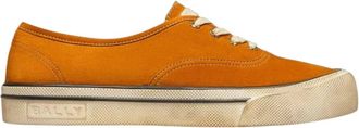 Bally Womens Lyder Suede Leather Sneakers In Deserto