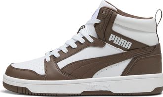 Puma Unisex Rebound V6 Sneaker, White-Flat Bronze, 5 UK