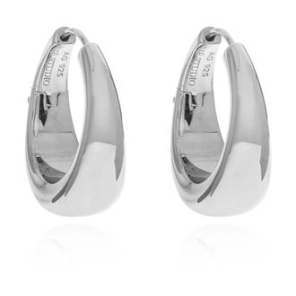 LI&Eacute; STUDIO The Andrea Earrings - Dames - Oorbellen - Grijs - ONE Size - Accessoires