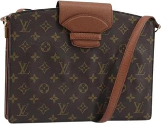 Louis Vuitton Pre-owned Vintage Cross Body Bag - Dames - Vintage Schoudertas - Bruin - ONE Size - Vintage