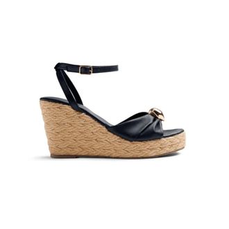 Gioseppo Wedges, female, Black, Size: 10 US Soudan Wedge