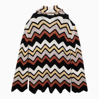 Alanui Gehaakte Zig Zag Multicolor Cardigan