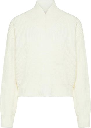 Cruna Helene Mockneck - Dames - Truien - Beige - Maat: XS Leer