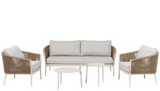 LLR Collection 5-teiliges Design Gartenlounge-Set Coco