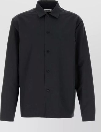 Jil Sander black shirt jacket