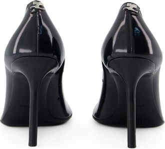 Courr&egrave;ges Womens Pvc Stiletto Black