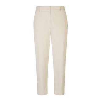 Eleventy Slim-fit Trousers, female, Beige, S, Slim Cotton Cashmere Trousers New York