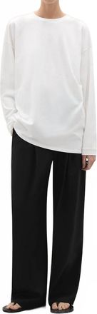A.Emery Orchid Long Sleeve T-Shirt In White