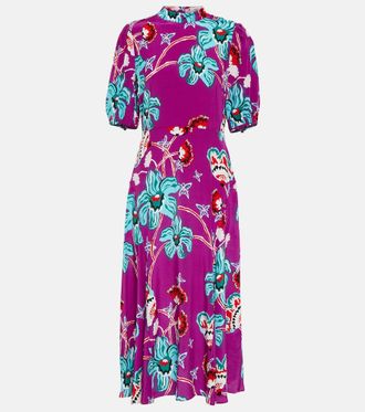 Diane Von Fürstenberg Nella floral midi dress