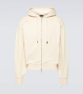 【EMPORIO ARMANI】 Men's Letter Embroidery Hoodie ★ Beige 20969250_51162567_1000.jpg