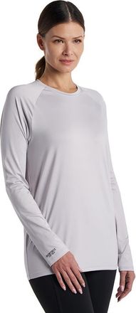 Coolibar Unisex Suntect Shield Shirt Performance Long Sleeve T-Shirt, UPF 50+ Sun Protection in Sleek Grey at Nordstrom, Size Xx-Large
