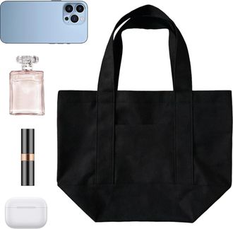 Generic Halloween Tote Bag,Trick or Treat Canvas Bag | Lightweight Reusable Shopping Grocery Carrier for Women Teacher Students Kids Girls Friends