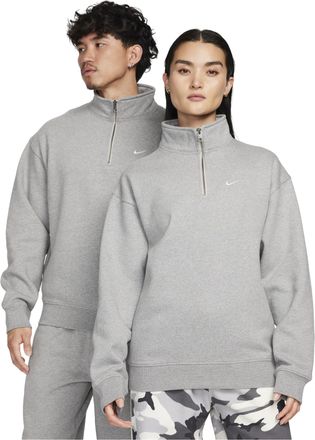 Nike Solo Swoosh 1/4-zip sweatshirt Grey DQ5210-063