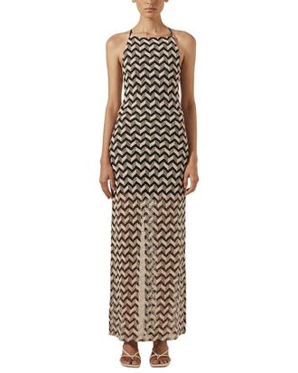 Shona Joy Noor High Neck Maxi Dress