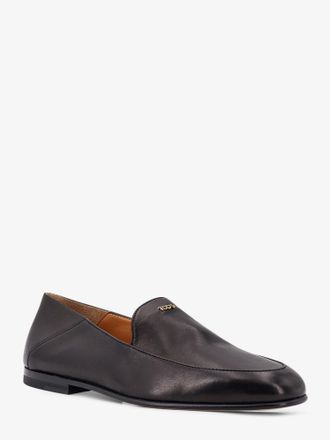 Tod's Womens Leather Loafers Black