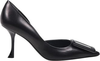 Roger Vivier Viv Ville Dorsay Decollete 85 - Dames - Pumps - Zwart - 38 EU - Schoenen